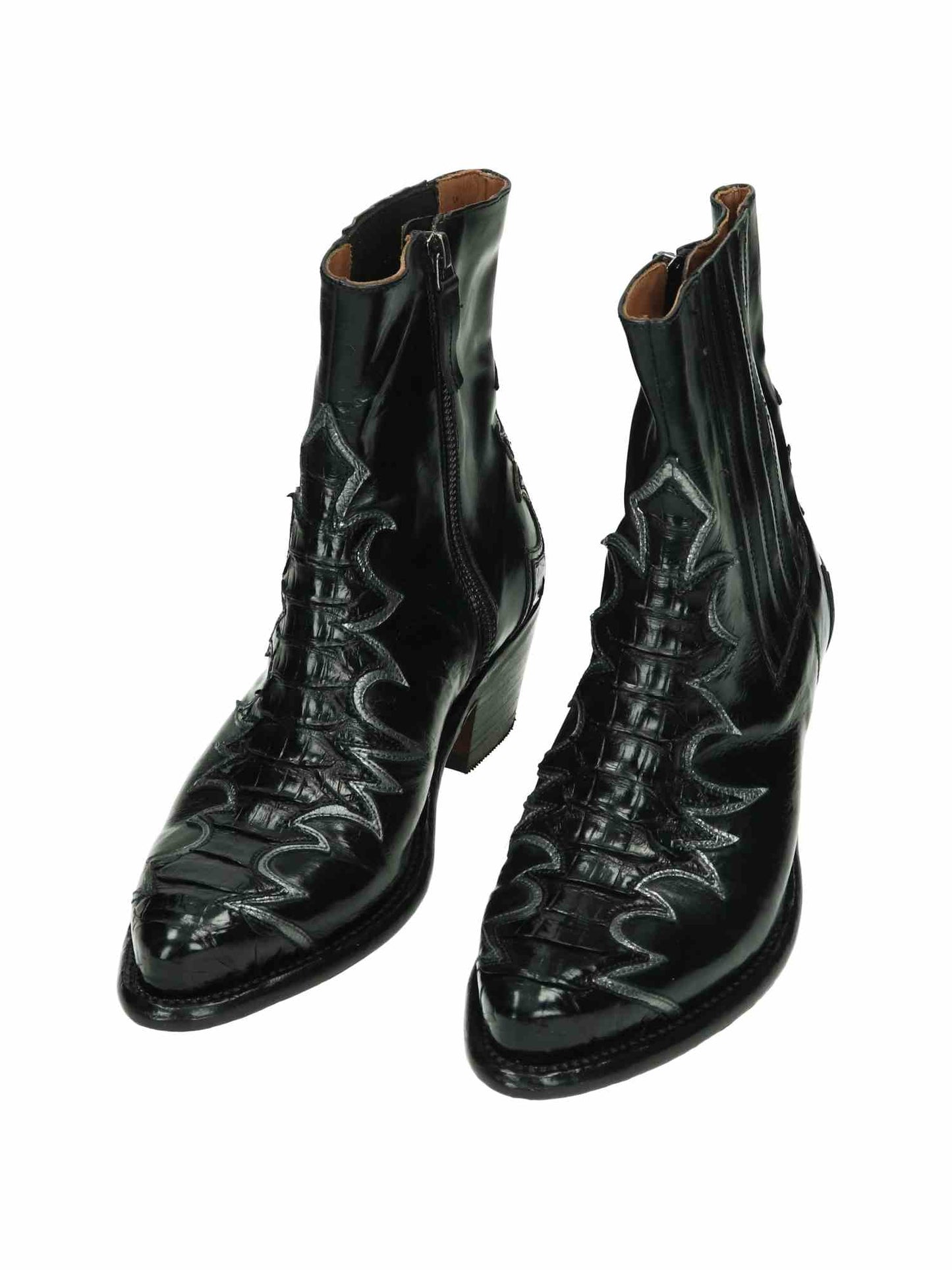 242W44008D1 Snake washed black | Bildmaterial bereitgestellt von SHOES.PLEASE.