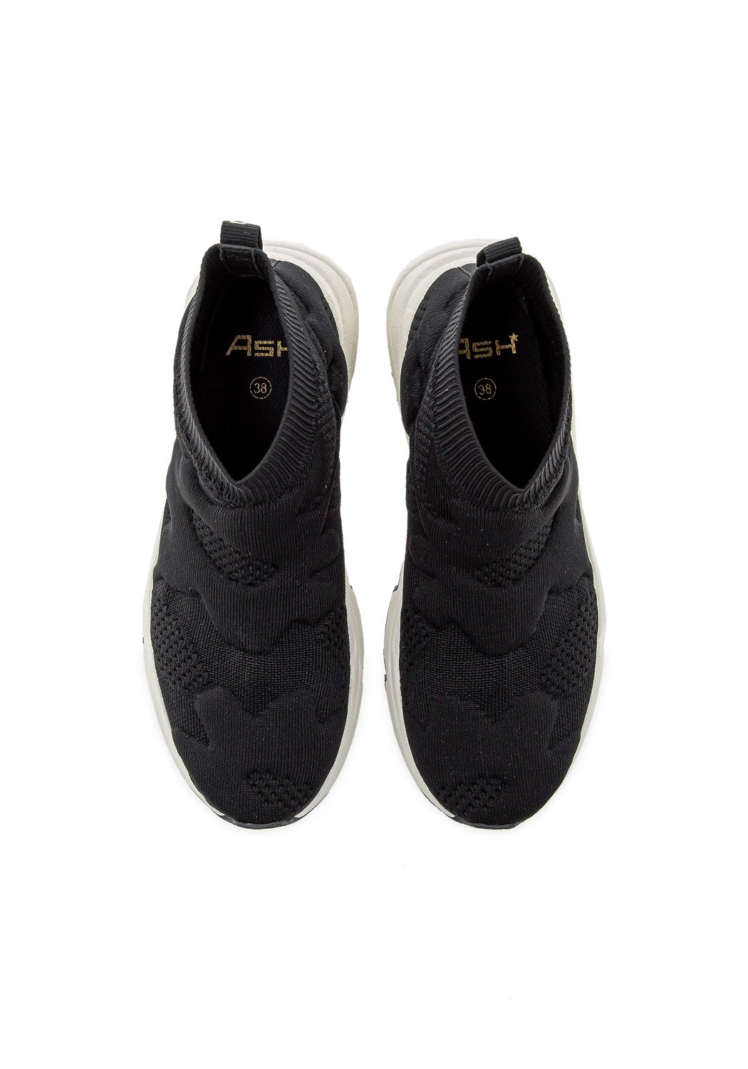 MISSFLOWER02 RECYCLED FLOWER KNIT black | Bildmaterial bereitgestellt von SHOES.PLEASE.
