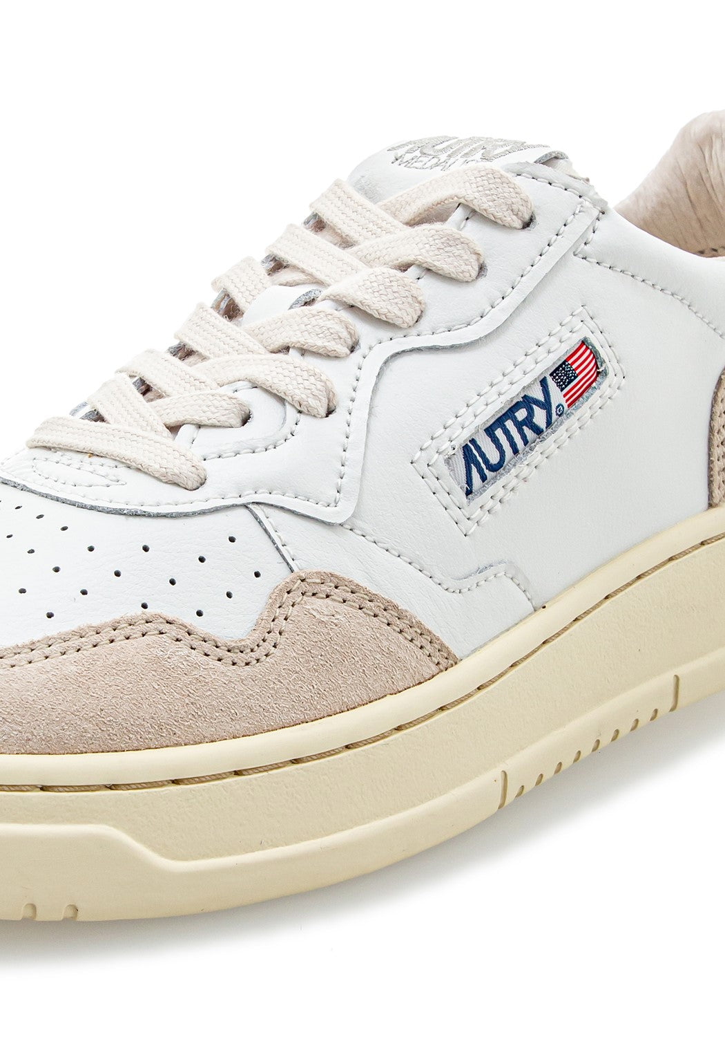 AUTRY 01 LOW WOM LEAT/SUEDE white/bubble | Bildmaterial bereitgestellt von SHOES.PLEASE.