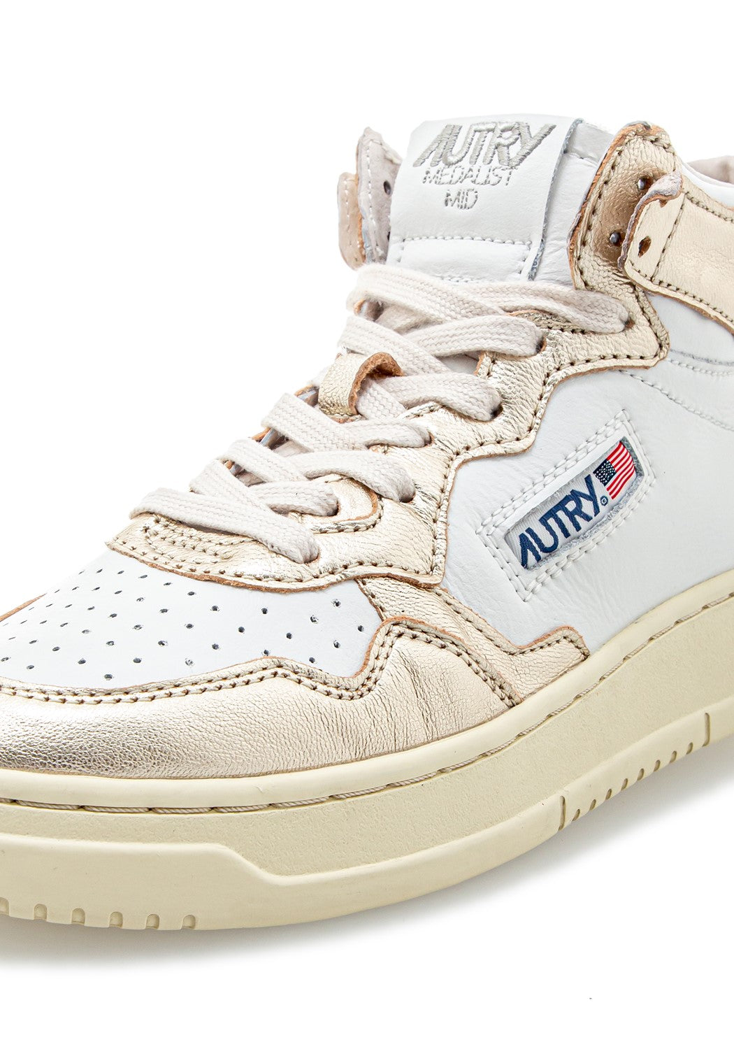 AUTRY 01 MID WOM LEAT/LEAT platinum | Bildmaterial bereitgestellt von SHOES.PLEASE.