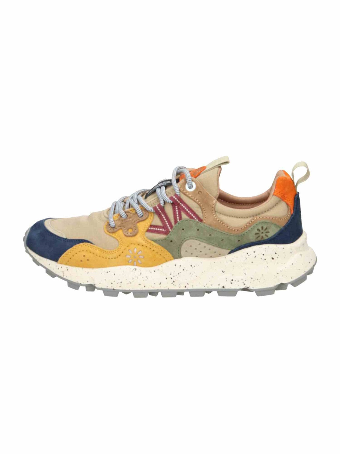 Yamano 3 Man Suede/Nylon Checked navy/cr | Bildmaterial bereitgestellt von SHOES.PLEASE.
