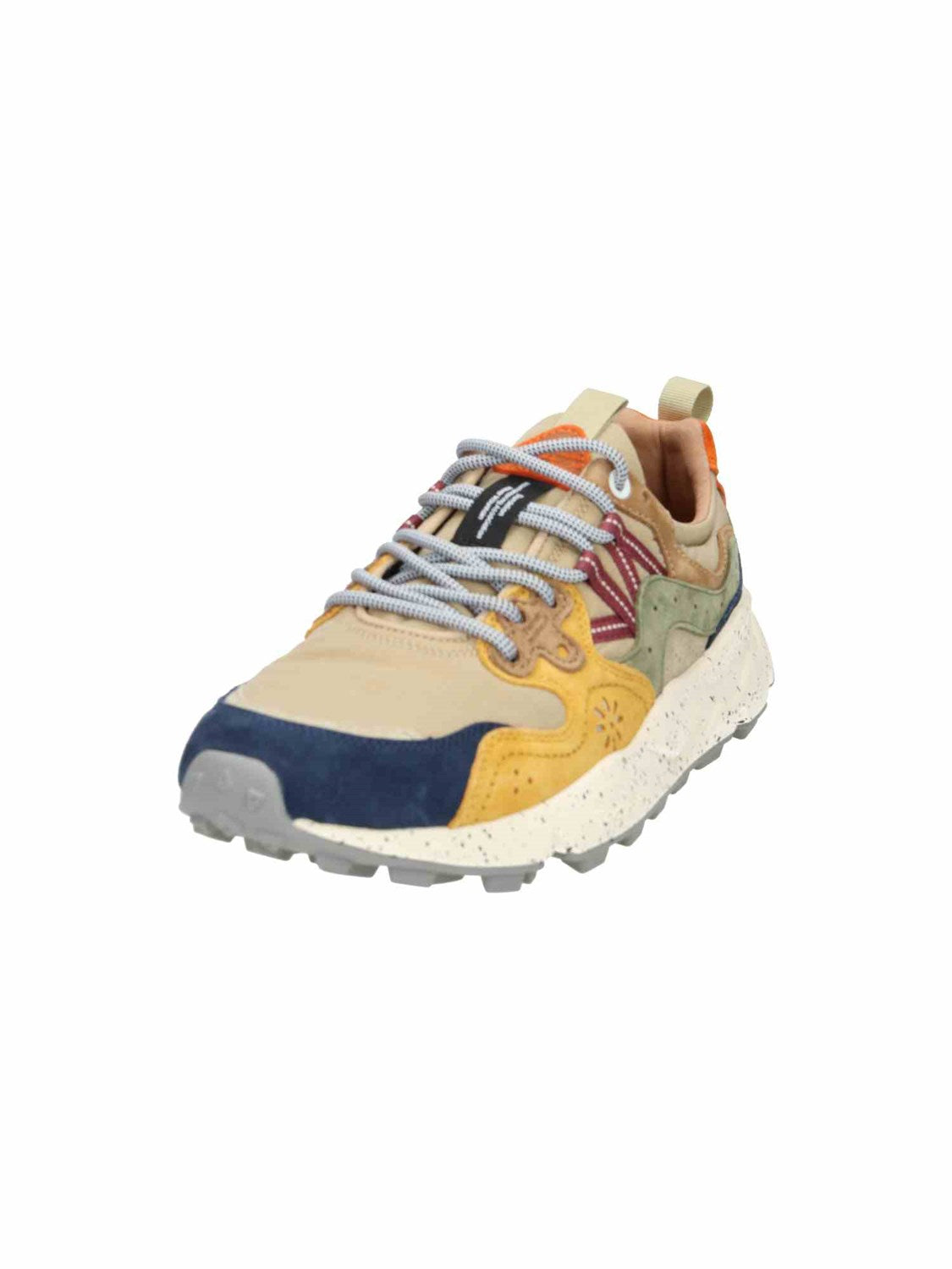 Yamano 3 Man Suede/Nylon Checked navy/cr | Bildmaterial bereitgestellt von SHOES.PLEASE.