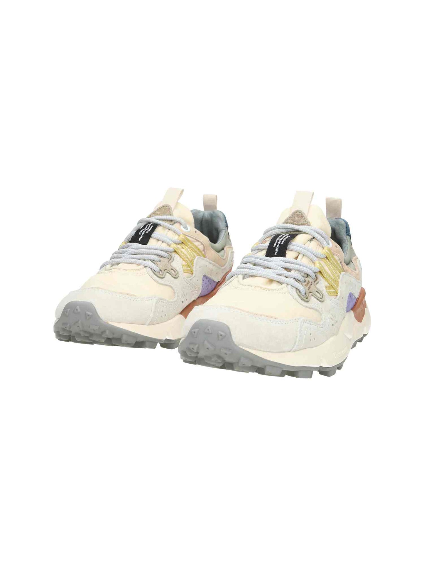 Yamano 3 Uni Suede/Nylon beige/milk/viol | Bildmaterial bereitgestellt von SHOES.PLEASE.