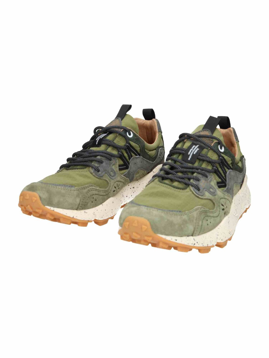Yamano 3 Uni Suede/Nylon Checked militar | Bildmaterial bereitgestellt von SHOES.PLEASE.