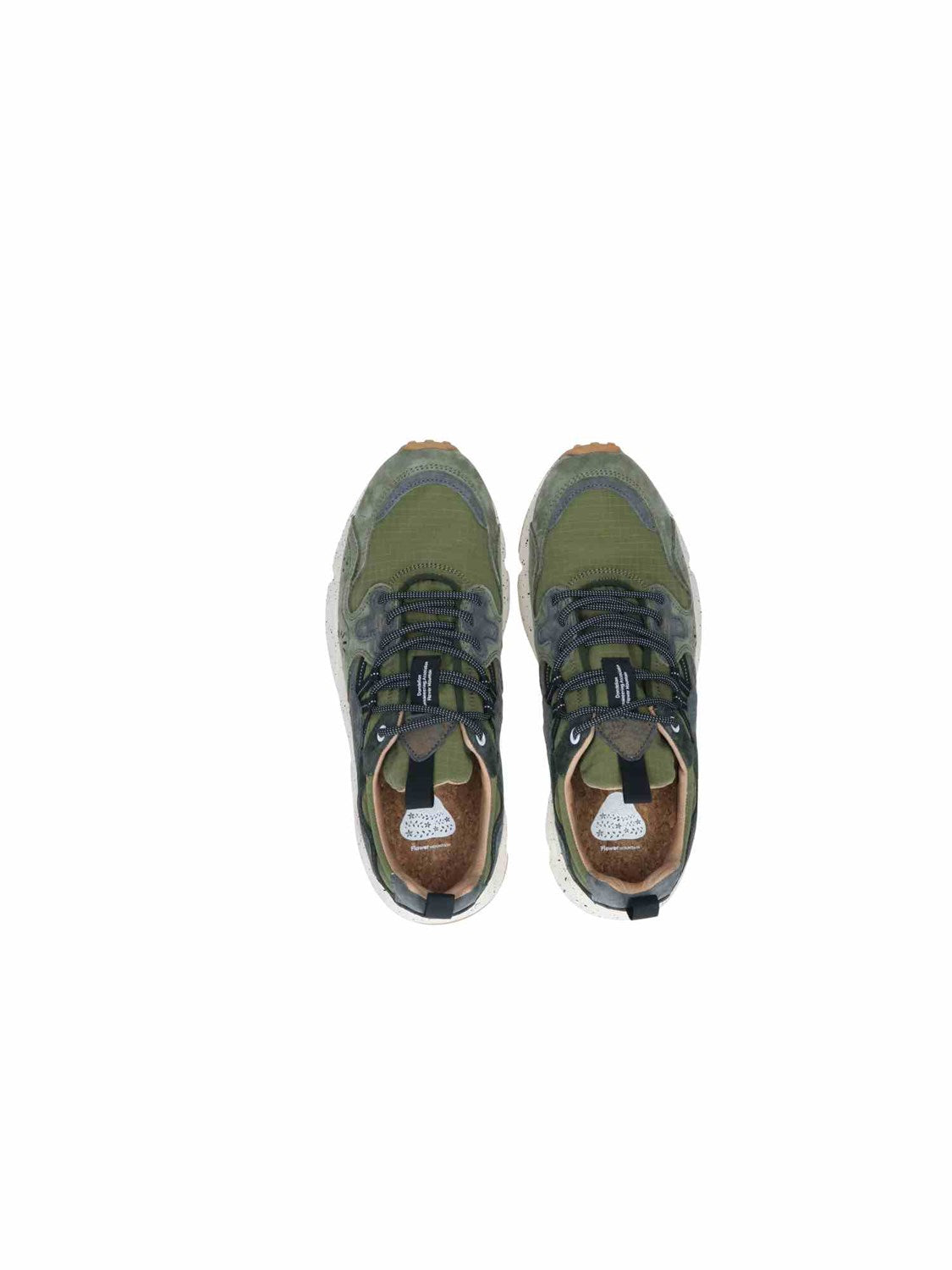 Yamano 3 Uni Suede/Nylon Checked militar | Bildmaterial bereitgestellt von SHOES.PLEASE.
