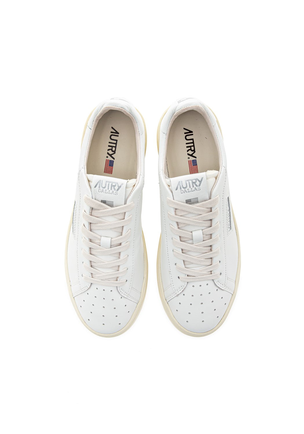 DALLAS LOW MAN LEAT/FOIL white/silver | Bildmaterial bereitgestellt von SHOES.PLEASE.