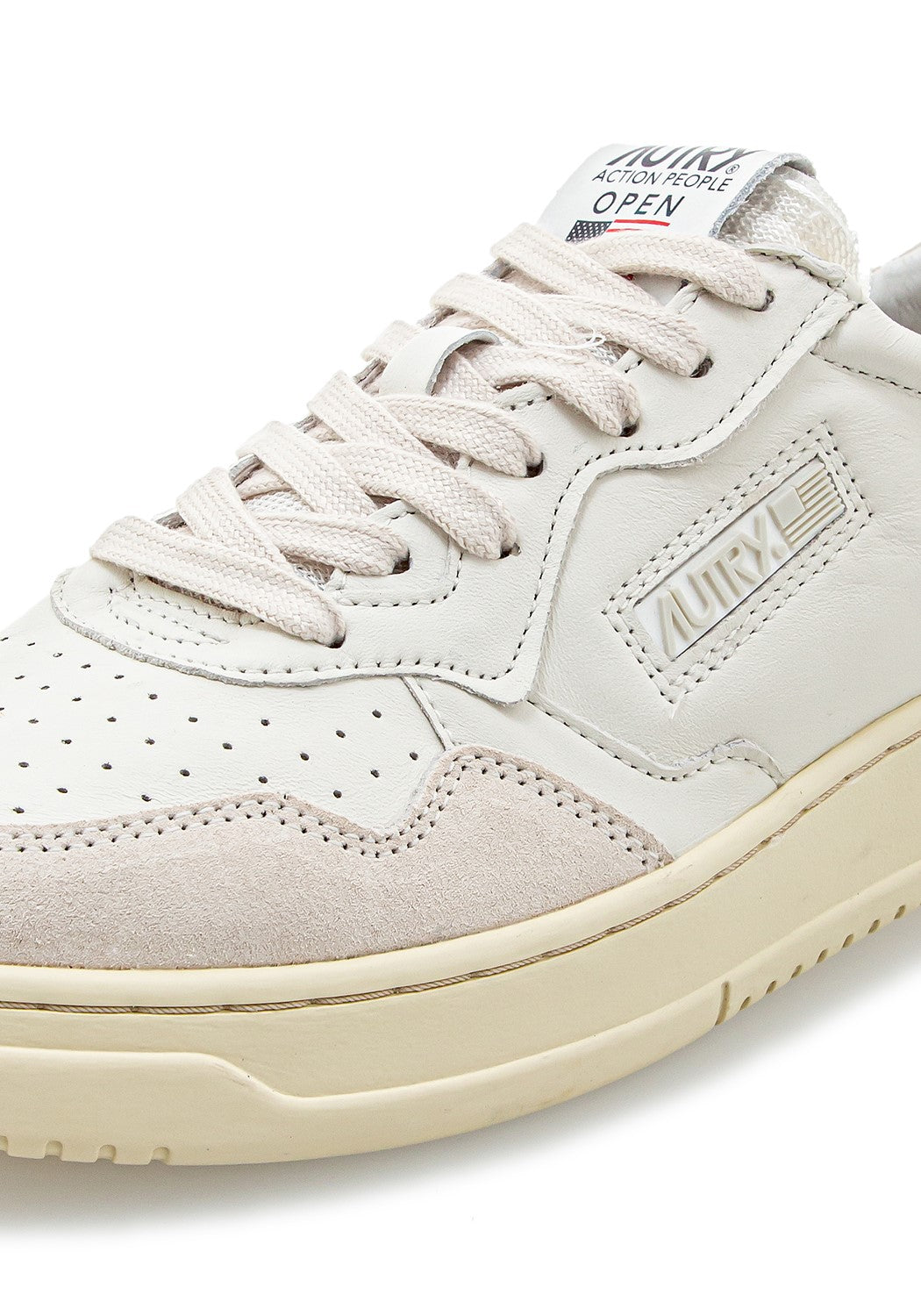 OPEN LOW MAN LEAT/LEAT white | Bildmaterial bereitgestellt von SHOES.PLEASE.