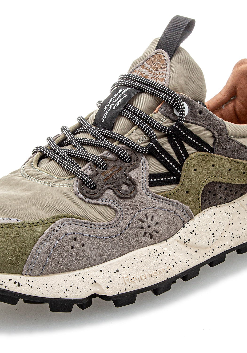 Yamano 3 Man Suede Nylon military grey | Bildmaterial bereitgestellt von SHOES.PLEASE.