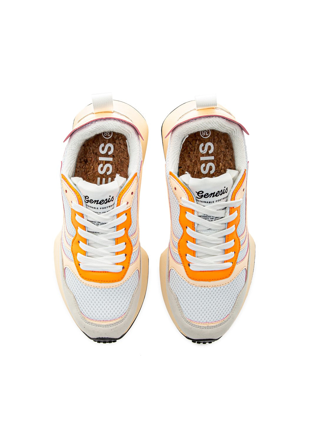 G-Marathon Eco-Sued R-Pet wht/neon nude | Bildmaterial bereitgestellt von SHOES.PLEASE.