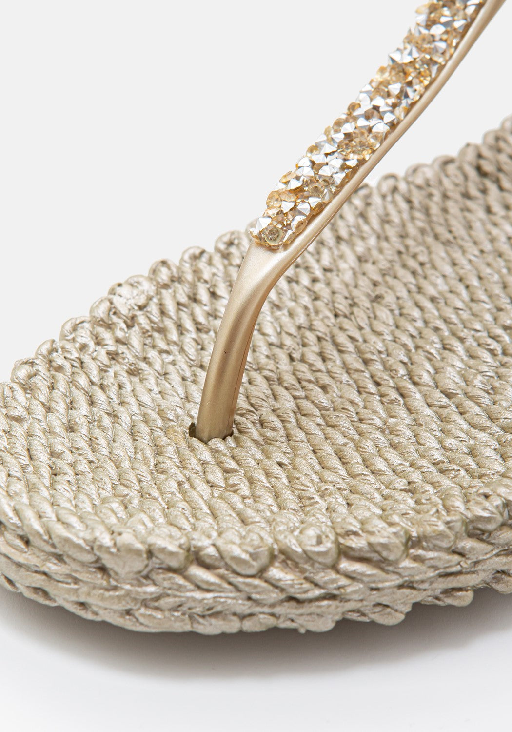 Flip Flop with Glitter platin dunkel | Bildmaterial bereitgestellt von SHOES.PLEASE.