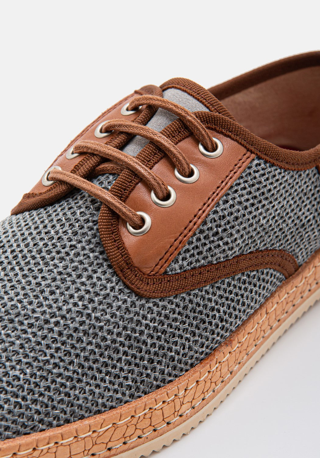 NOBRAND Schnürschuhe Bluish 2 blau grey/cognac | Bildmaterial bereitgestellt von SHOES.PLEASE.