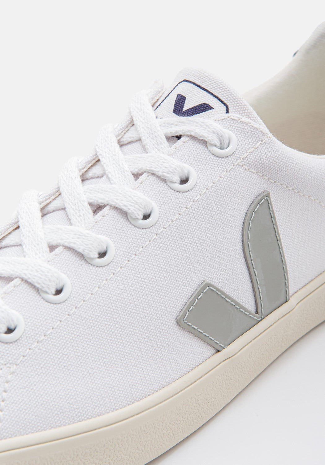 Esplar SE Canvas white oxford grey nauti | Bildmaterial bereitgestellt von SHOES.PLEASE.