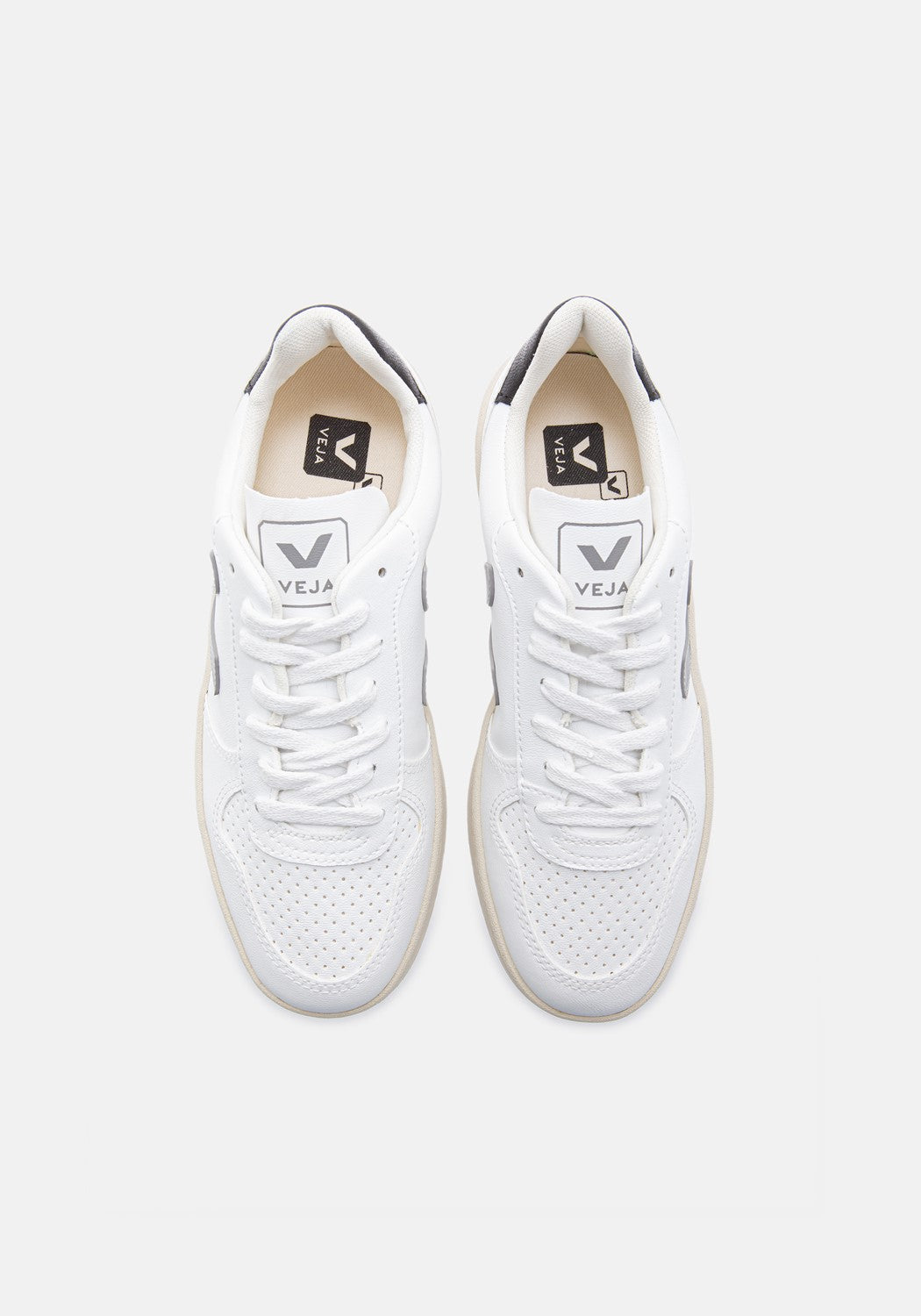 V-10 CWL white oxford grey black dunkel | Bildmaterial bereitgestellt von SHOES.PLEASE.