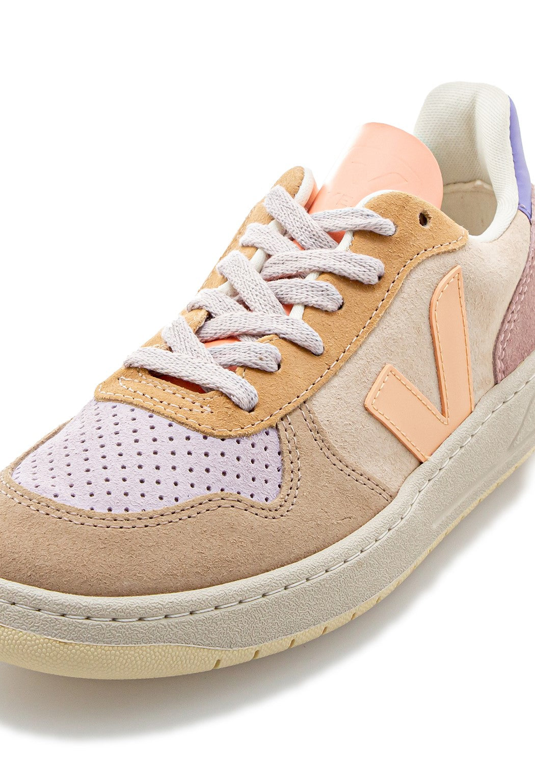 V-10 Suede multico-peach | Bildmaterial bereitgestellt von SHOES.PLEASE.
