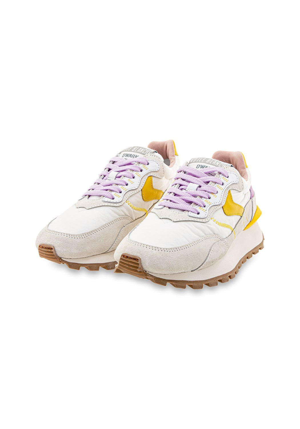 Qwark Hype Woman Suede/Nylon wht-yllw-li | Bildmaterial bereitgestellt von SHOES.PLEASE.