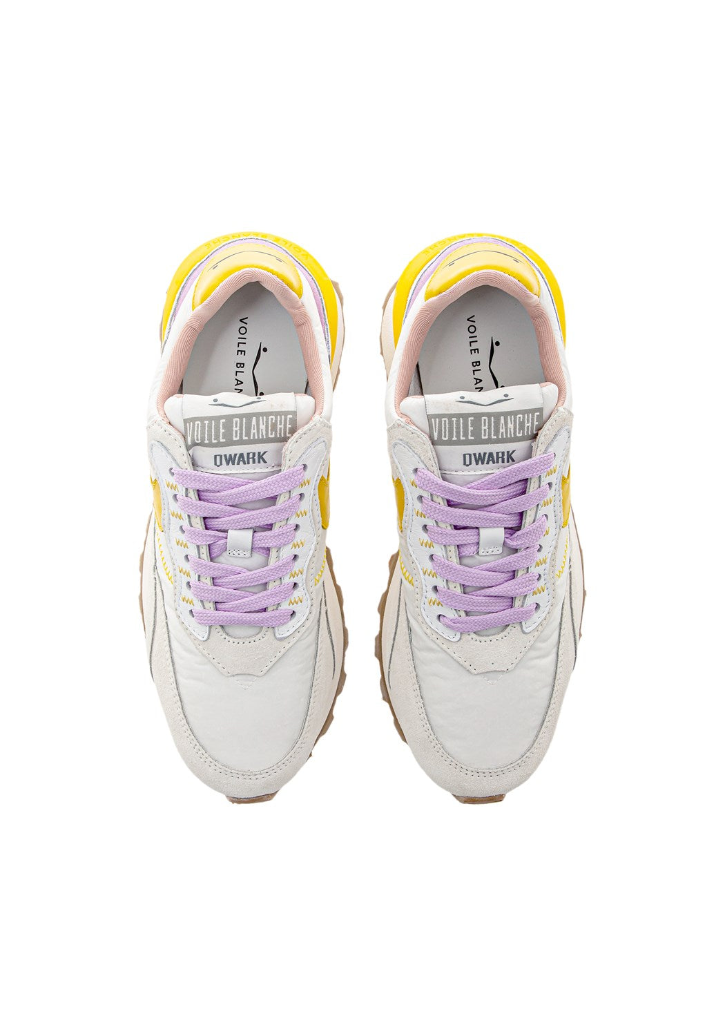 Qwark Hype Woman Suede/Nylon wht-yllw-li | Bildmaterial bereitgestellt von SHOES.PLEASE.