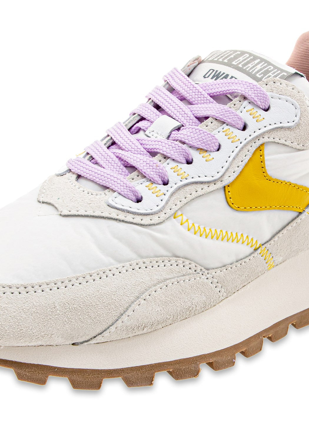 Qwark Hype Woman Suede/Nylon wht-yllw-li | Bildmaterial bereitgestellt von SHOES.PLEASE.