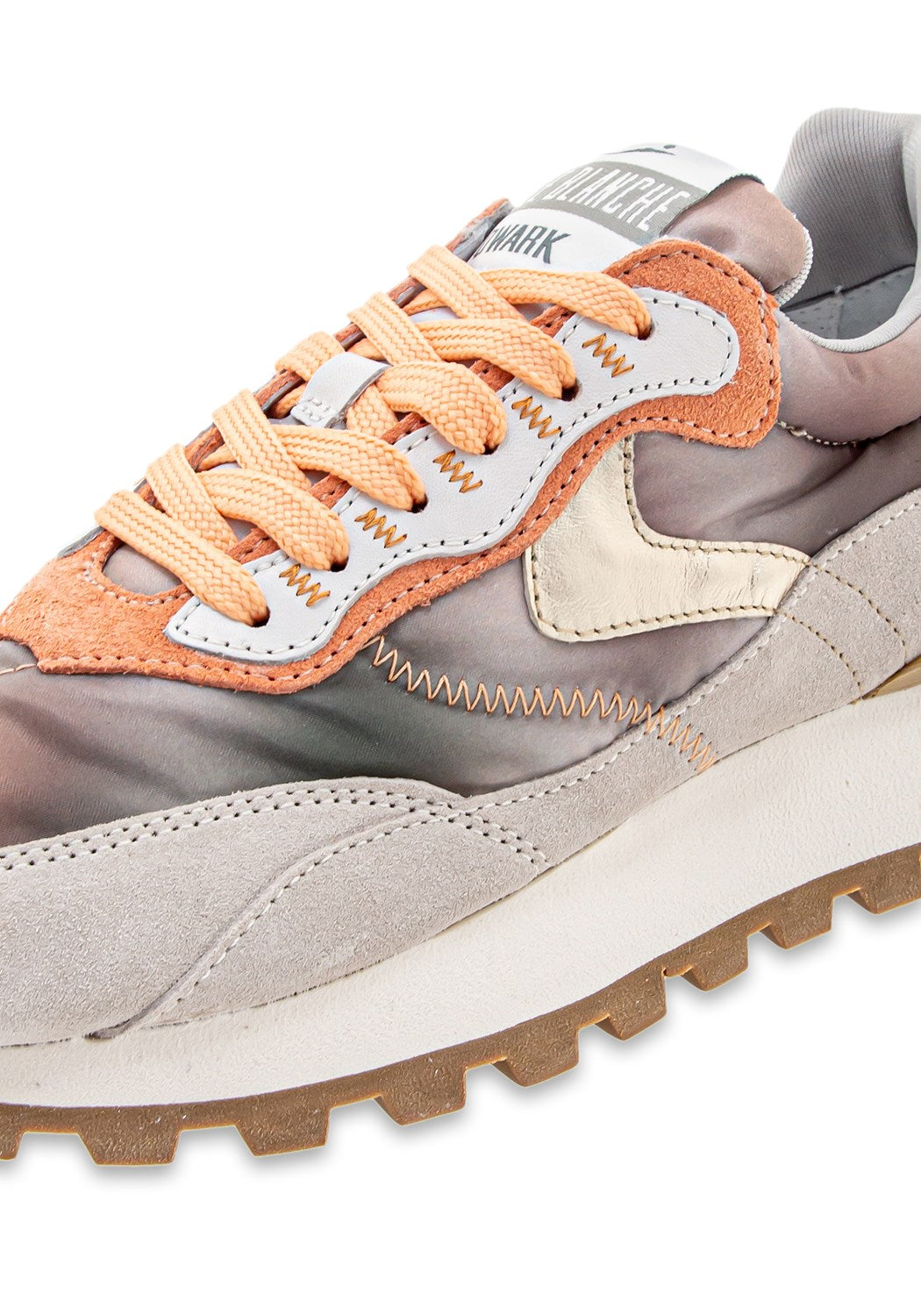 Qwark Hype W Suede/Print orange/grey | Bildmaterial bereitgestellt von SHOES.PLEASE.