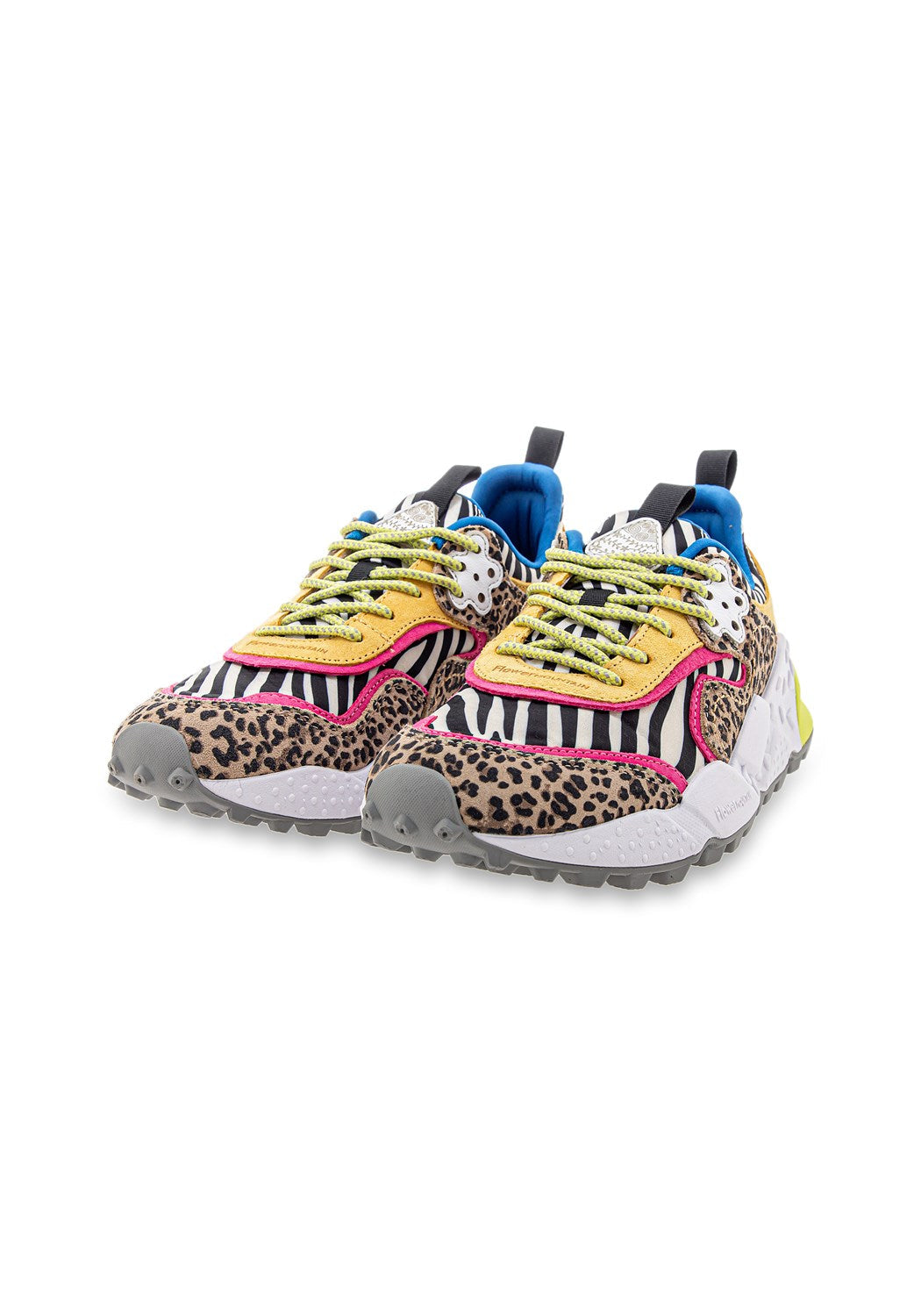 Kotetsu Women Suede leo print pastel | Bildmaterial bereitgestellt von SHOES.PLEASE.
