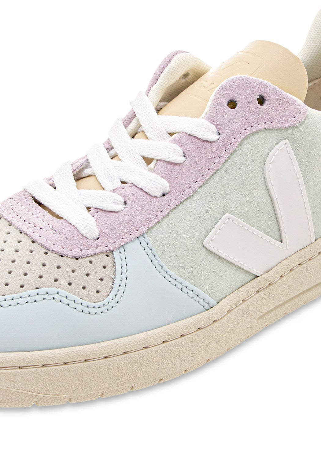 V-10 Suede jade white multico | Bildmaterial bereitgestellt von SHOES.PLEASE.