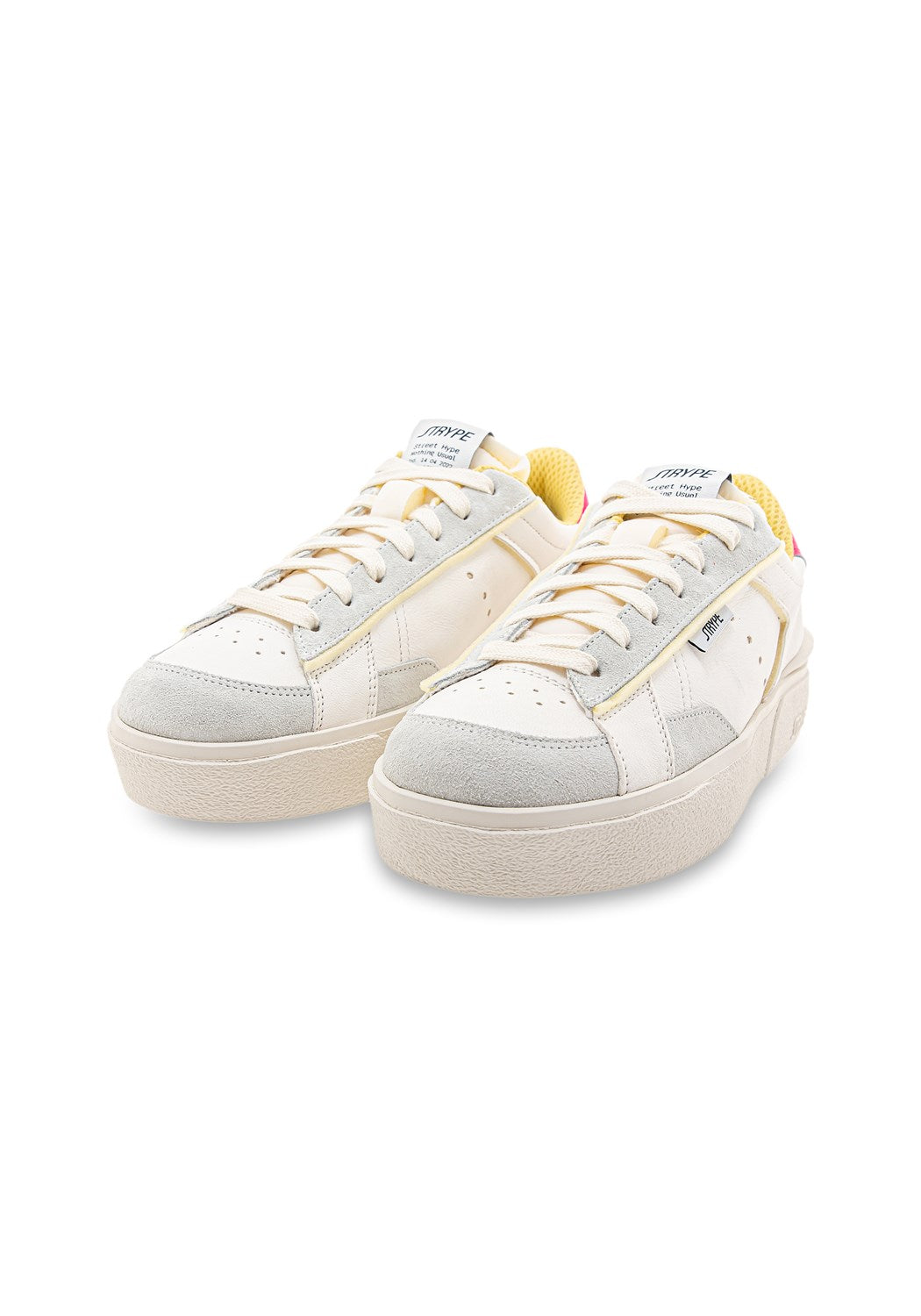 ST015-FX Sneaker Organic white/pink | Bildmaterial bereitgestellt von SHOES.PLEASE.