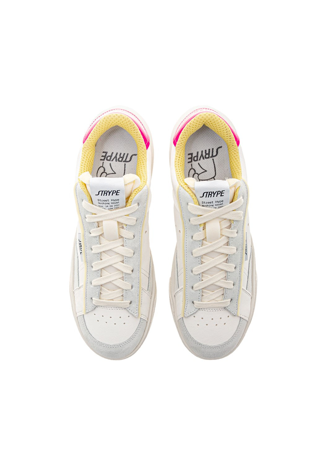 ST015-FX Sneaker Organic white/pink | Bildmaterial bereitgestellt von SHOES.PLEASE.