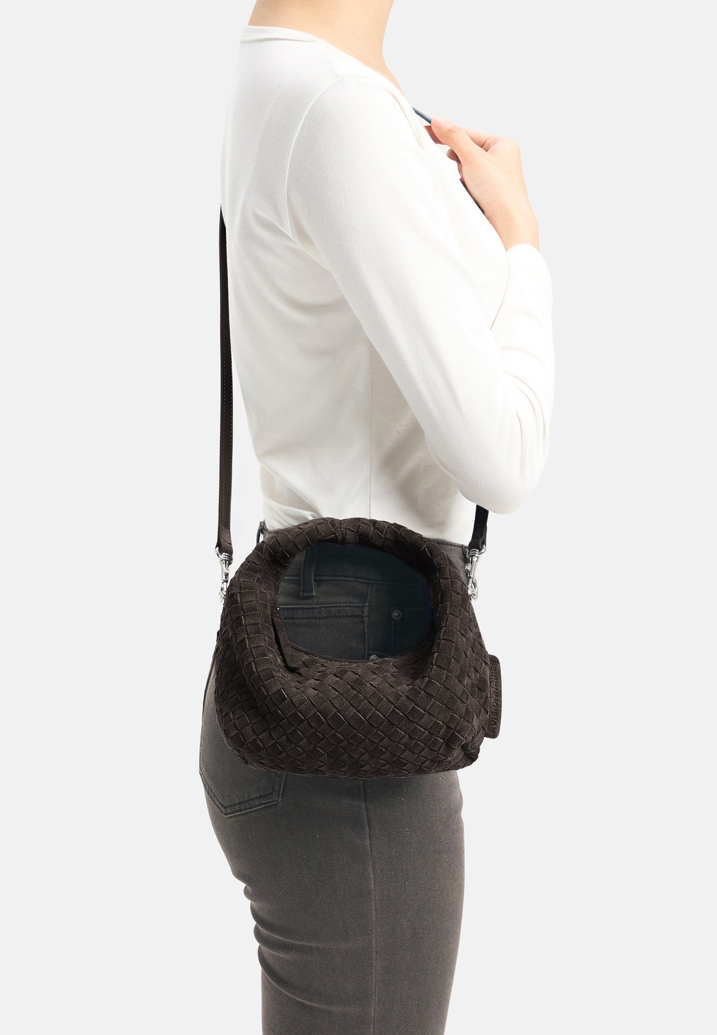 GRETA MICRO WEAVE COZY dark brown | Bildmaterial bereitgestellt von SHOES.PLEASE.