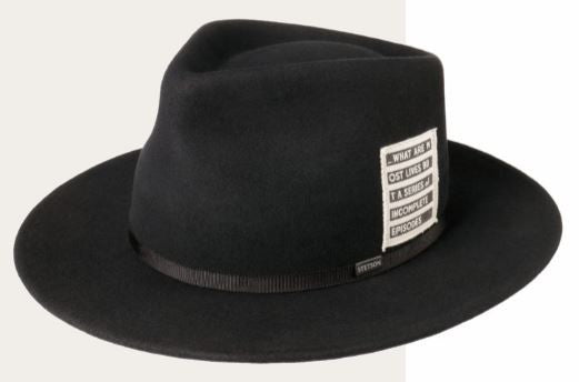 Fedora Woolfelt/Cashmere black dunkel | Bildmaterial bereitgestellt von SHOES.PLEASE.
