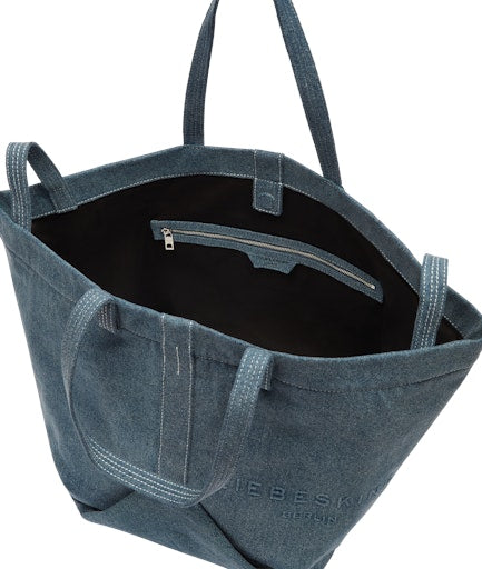 Elvira Blue Denim Shopper L blue denim | Bildmaterial bereitgestellt von SHOES.PLEASE.