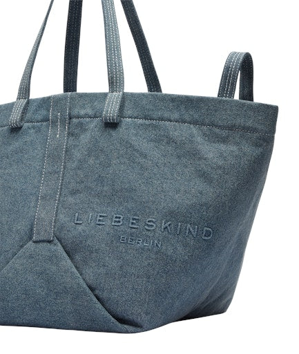 Elvira Blue Denim Shopper L blue denim | Bildmaterial bereitgestellt von SHOES.PLEASE.