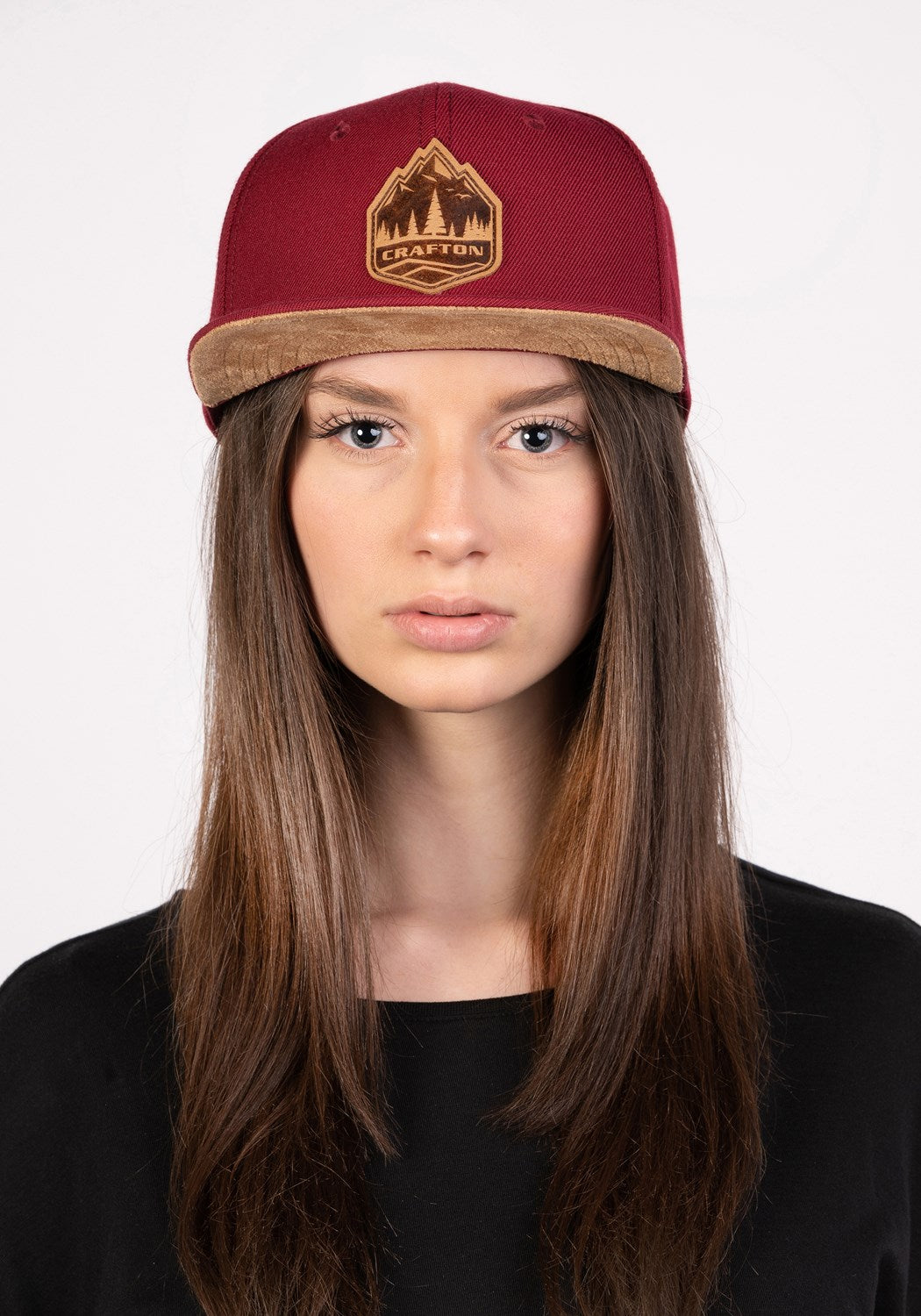 Crafton BIG MOUNTAIN Snapback Cap rot | Bildmaterial bereitgestellt von SHOES.PLEASE.