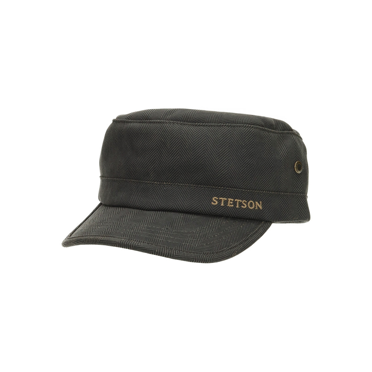 Army Cap Herringbone fischgrat grün schwarz | Bildmaterial bereitgestellt von SHOES.PLEASE.