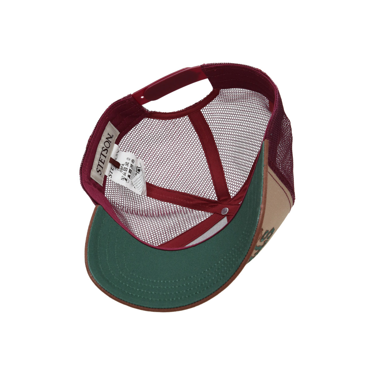 Trucker Cap Great Plains braun rot | Bildmaterial bereitgestellt von SHOES.PLEASE.