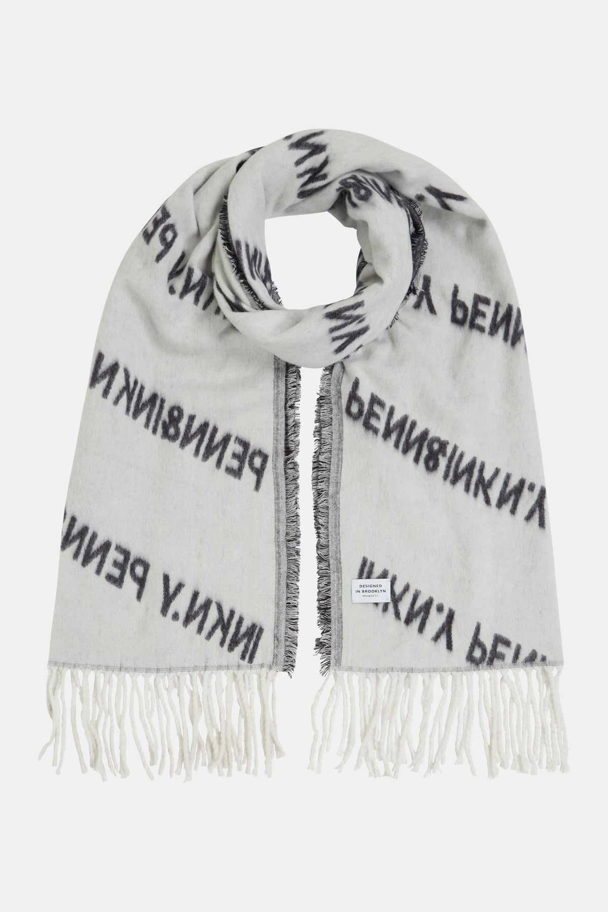 Scarf logo antra/ecru | Bildmaterial bereitgestellt von SHOES.PLEASE.