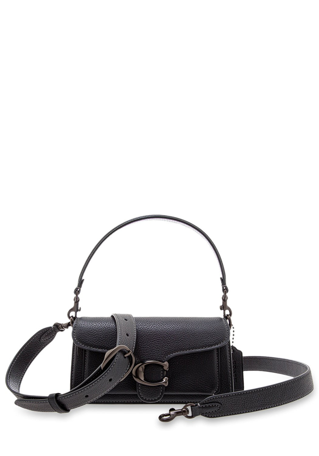Tabby Shoulder Bag Polished Pebble black | Bildmaterial bereitgestellt von SHOES.PLEASE.