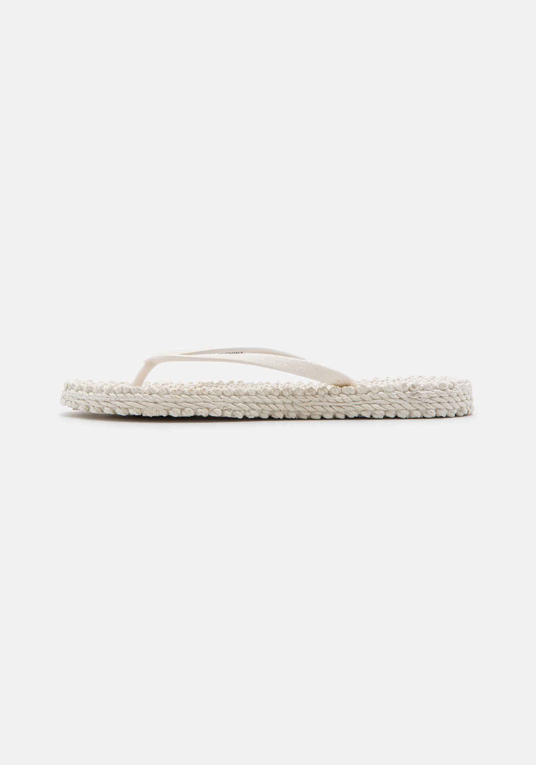 Flip Flop with Glitter creme hell | Bildmaterial bereitgestellt von SHOES.PLEASE.