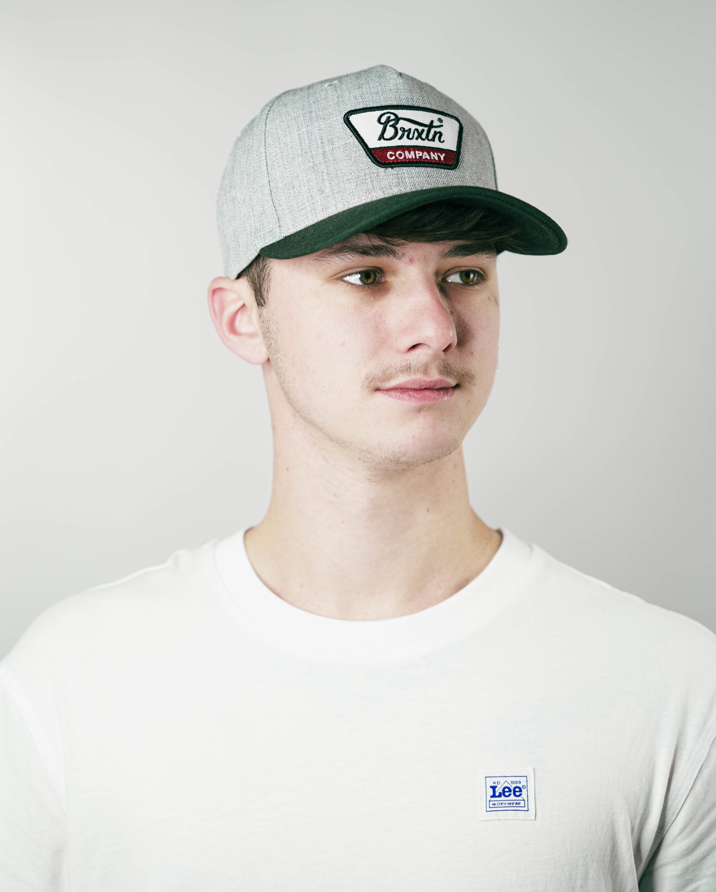 Linwood C MP Snapback heather grey/black grau schwarz | Bildmaterial bereitgestellt von SHOES.PLEASE.