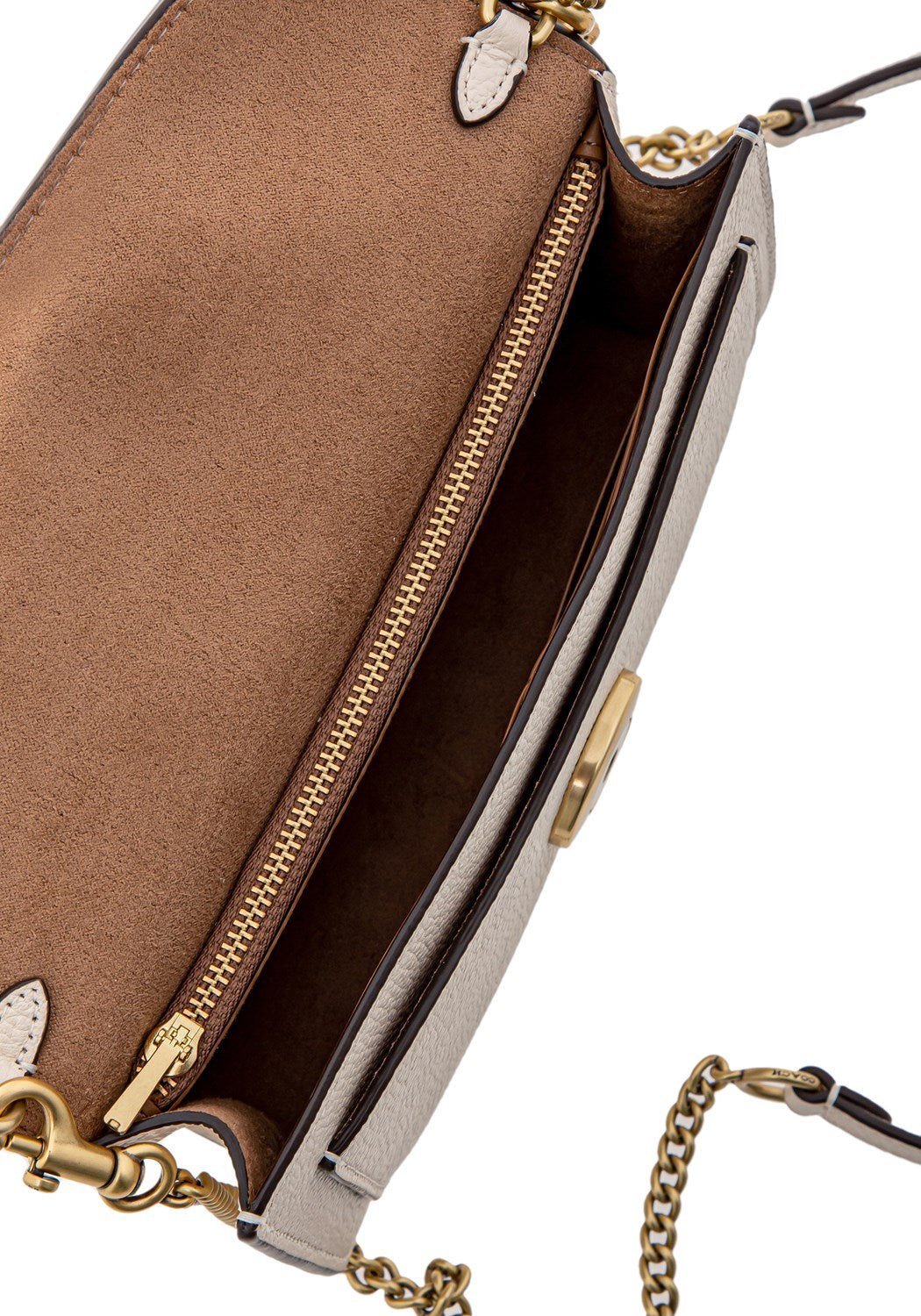 Tabby Chain Clutch chalk | Bildmaterial bereitgestellt von SHOES.PLEASE.