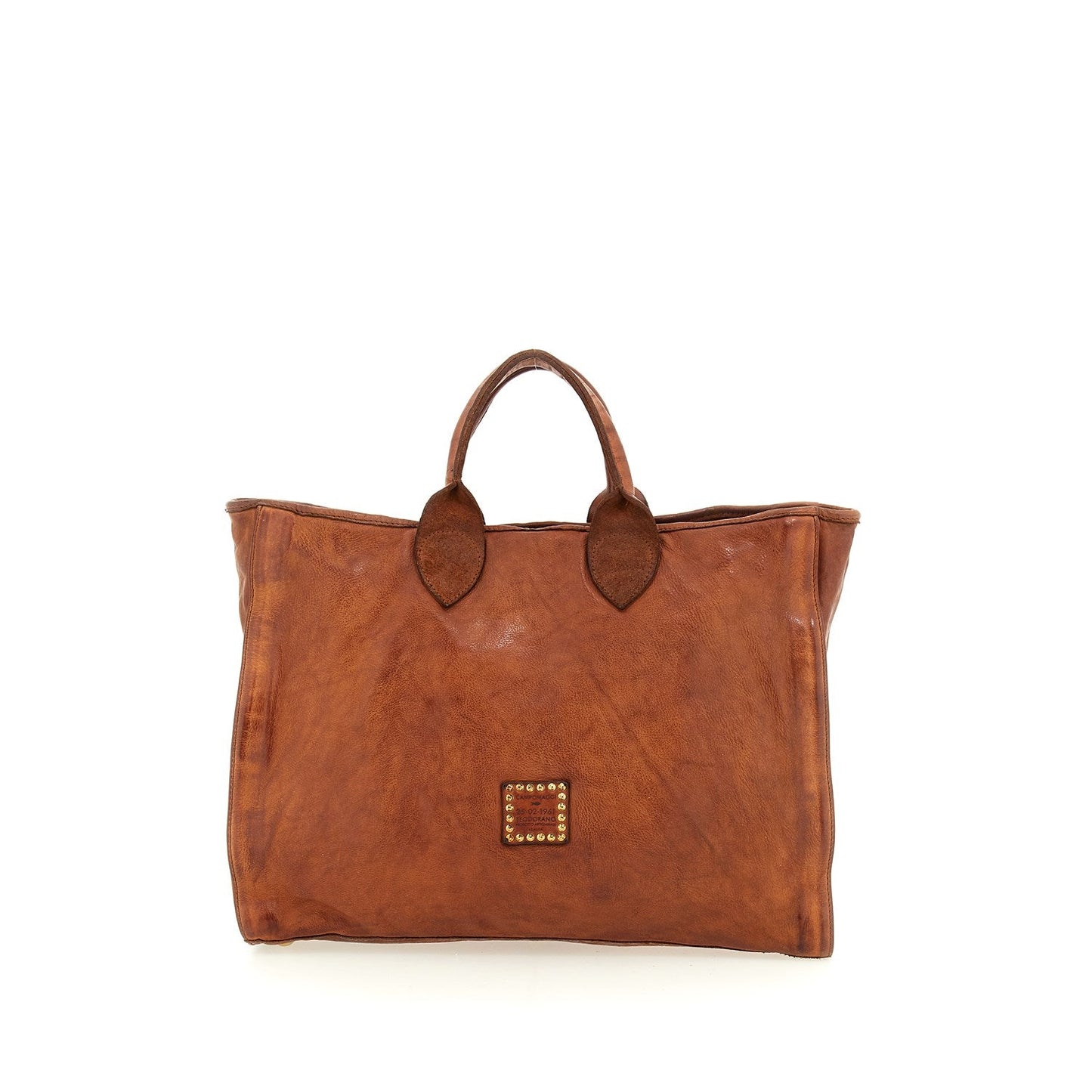 Shopping Cow.+Charro Stitching cognac | Bildmaterial bereitgestellt von SHOES.PLEASE.