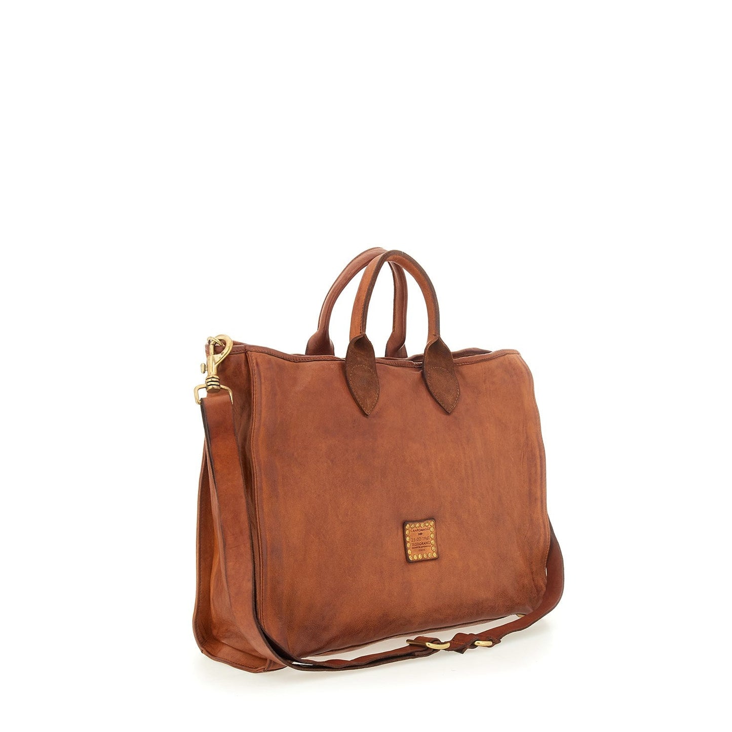 Shopping Cow.+Charro Stitching cognac | Bildmaterial bereitgestellt von SHOES.PLEASE.