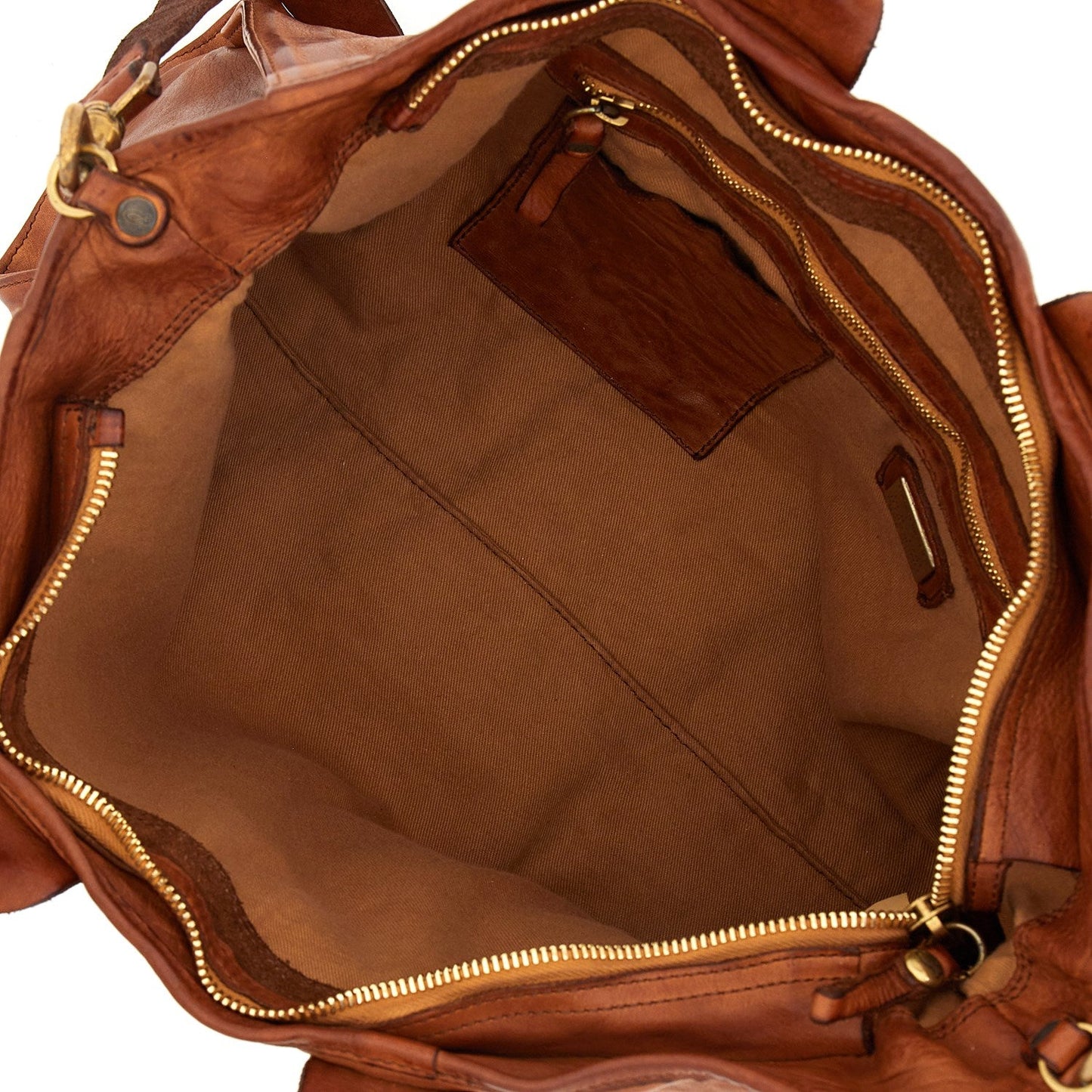 Shopping Cow.+Charro Stitching cognac | Bildmaterial bereitgestellt von SHOES.PLEASE.