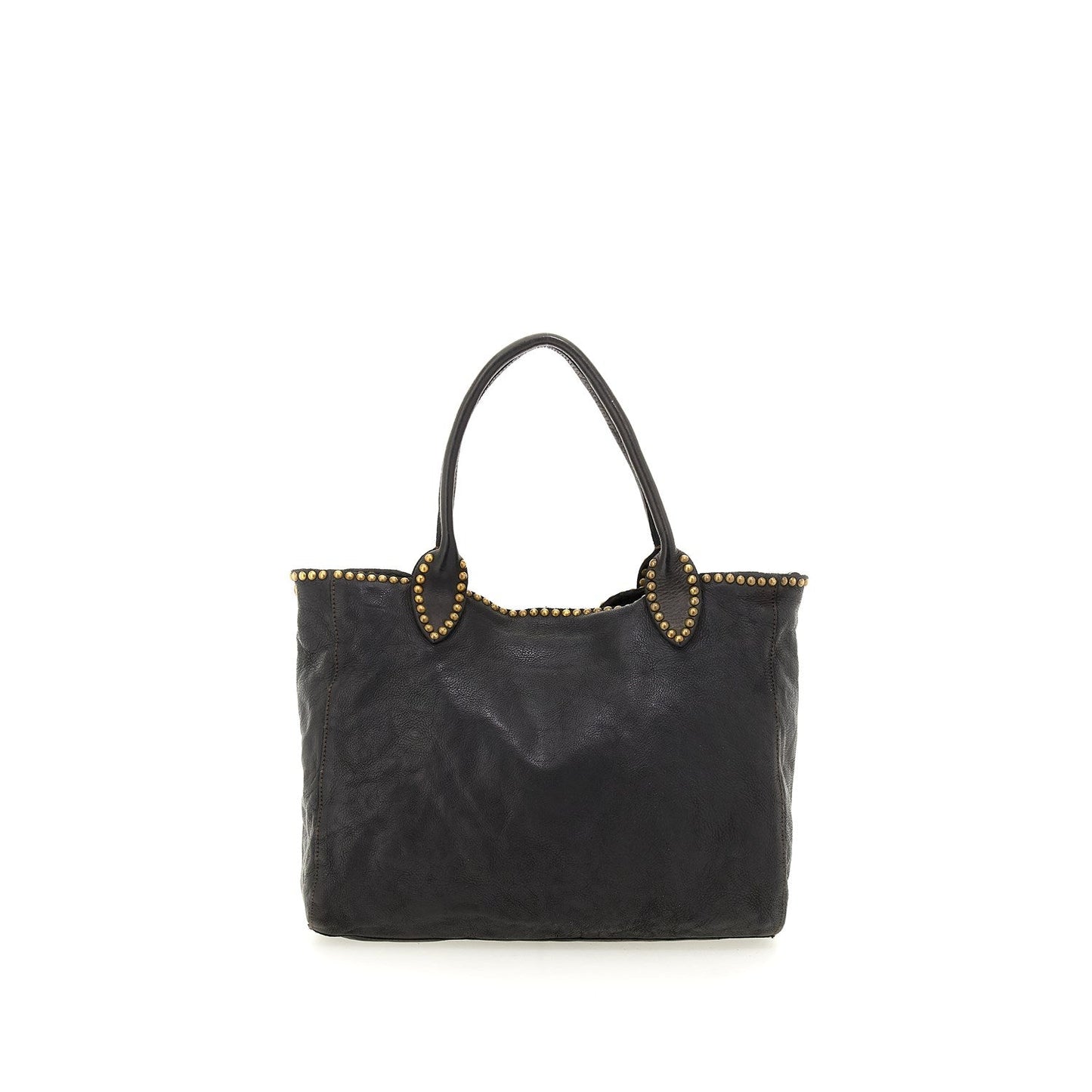 Shopping Bag Cow+Half Sphere Studs black | Bildmaterial bereitgestellt von SHOES.PLEASE.