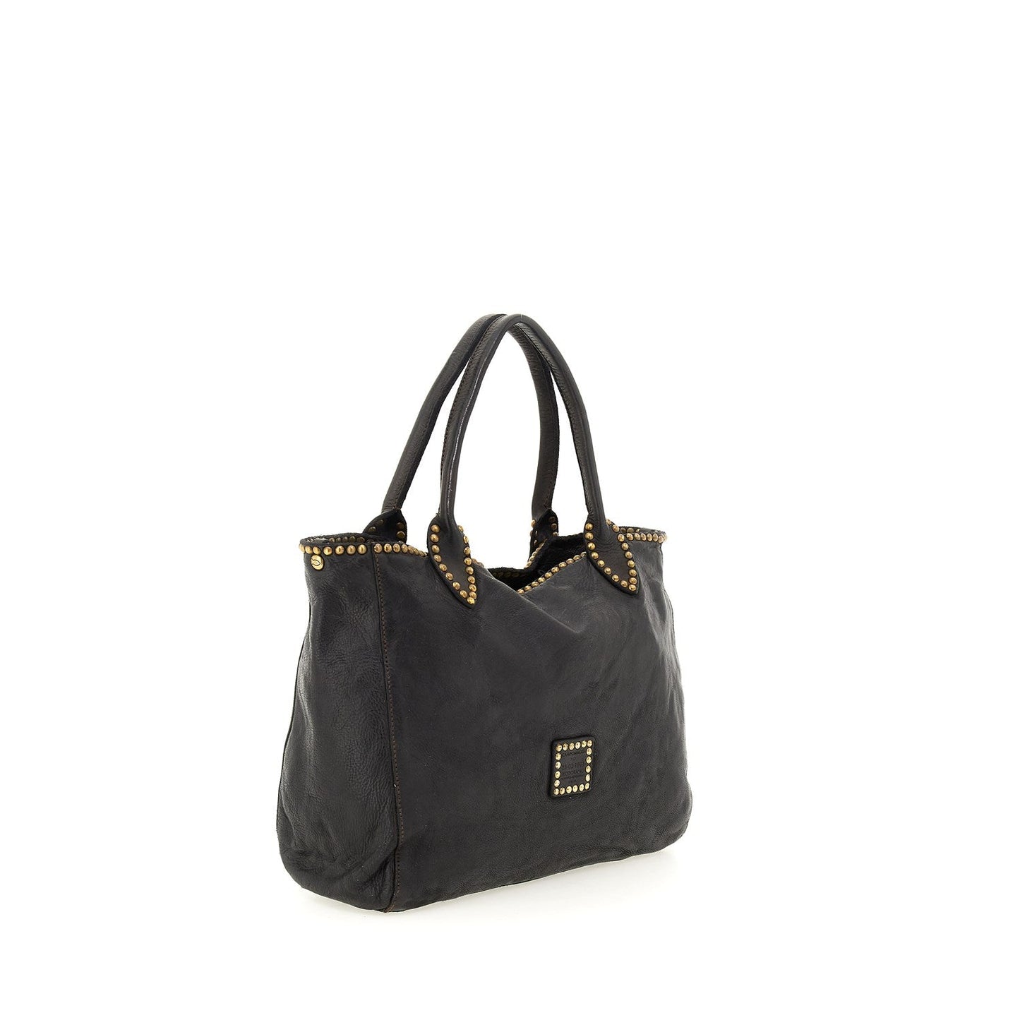 Shopping Bag Cow+Half Sphere Studs black | Bildmaterial bereitgestellt von SHOES.PLEASE.