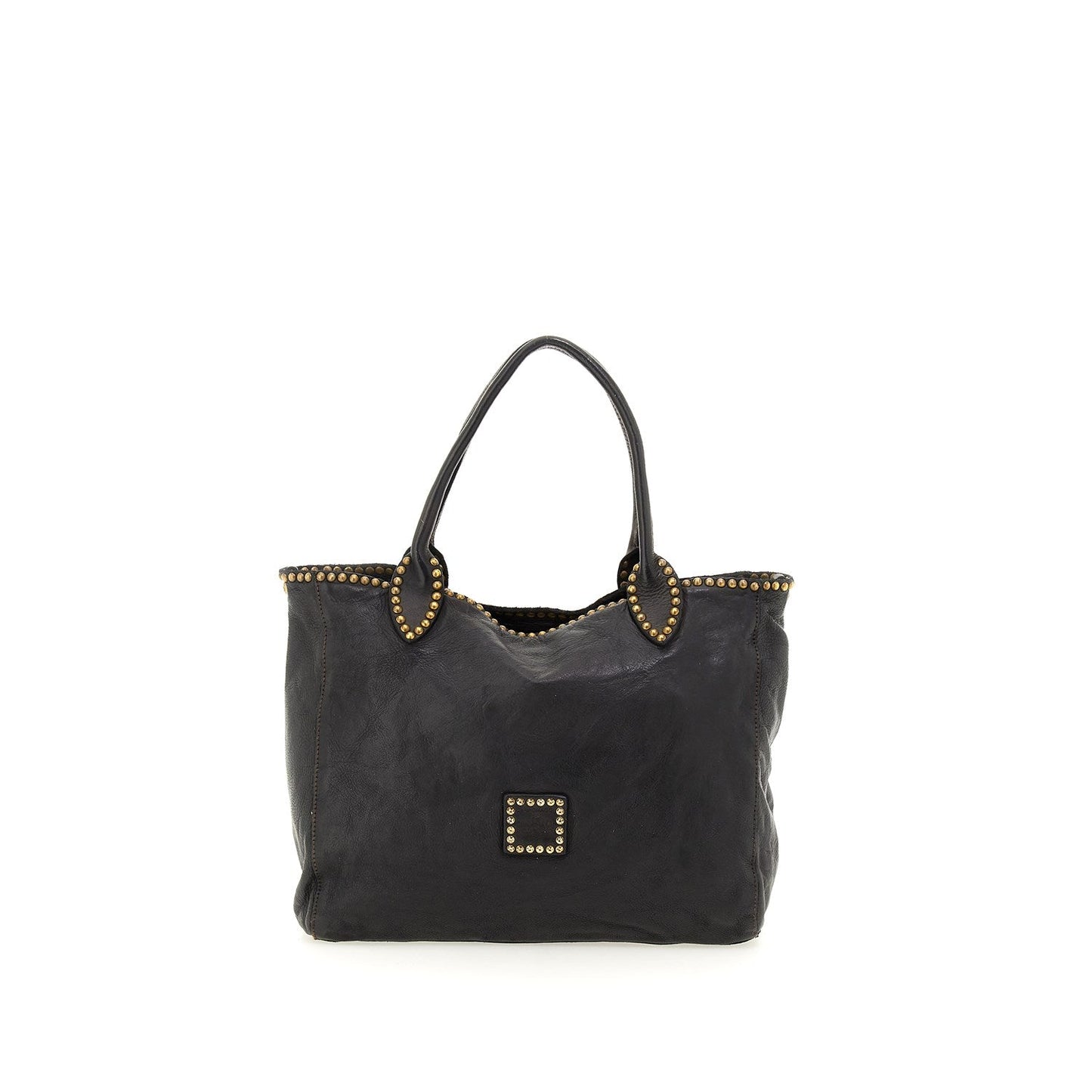 Shopping Bag Cow+Half Sphere Studs black | Bildmaterial bereitgestellt von SHOES.PLEASE.