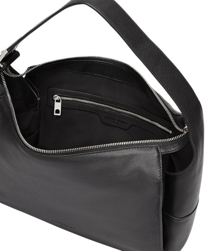 Lou 2 3D Leather Hobo M black | Bildmaterial bereitgestellt von SHOES.PLEASE.