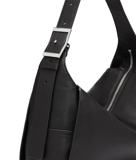 Lou 2 3D Leather Hobo M black | Bildmaterial bereitgestellt von SHOES.PLEASE.