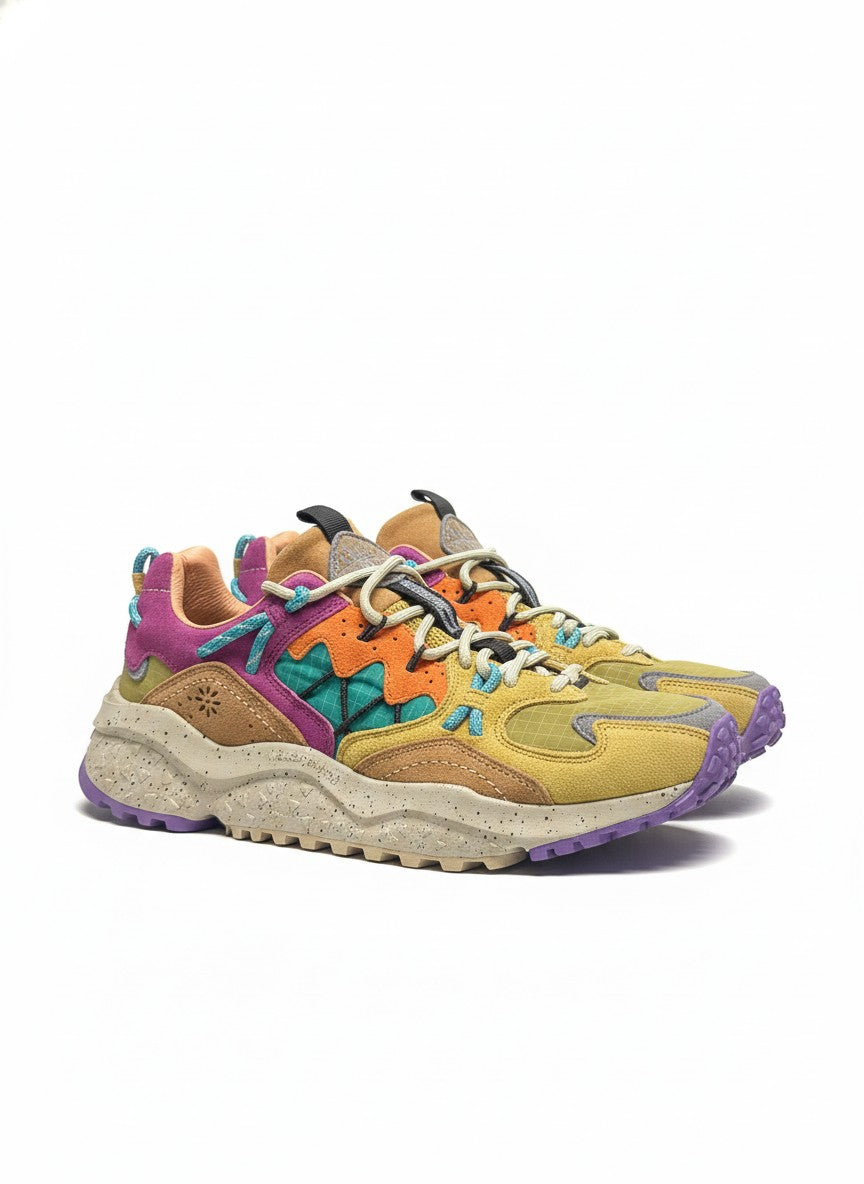 Yamabushi Uni Suede/Nylon mais kaki orange | Bildmaterial bereitgestellt von SHOES.PLEASE.