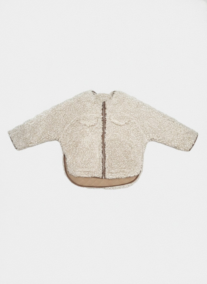Moe Reversible Sherpa Jacket ivory | Bildmaterial bereitgestellt von SHOES.PLEASE.