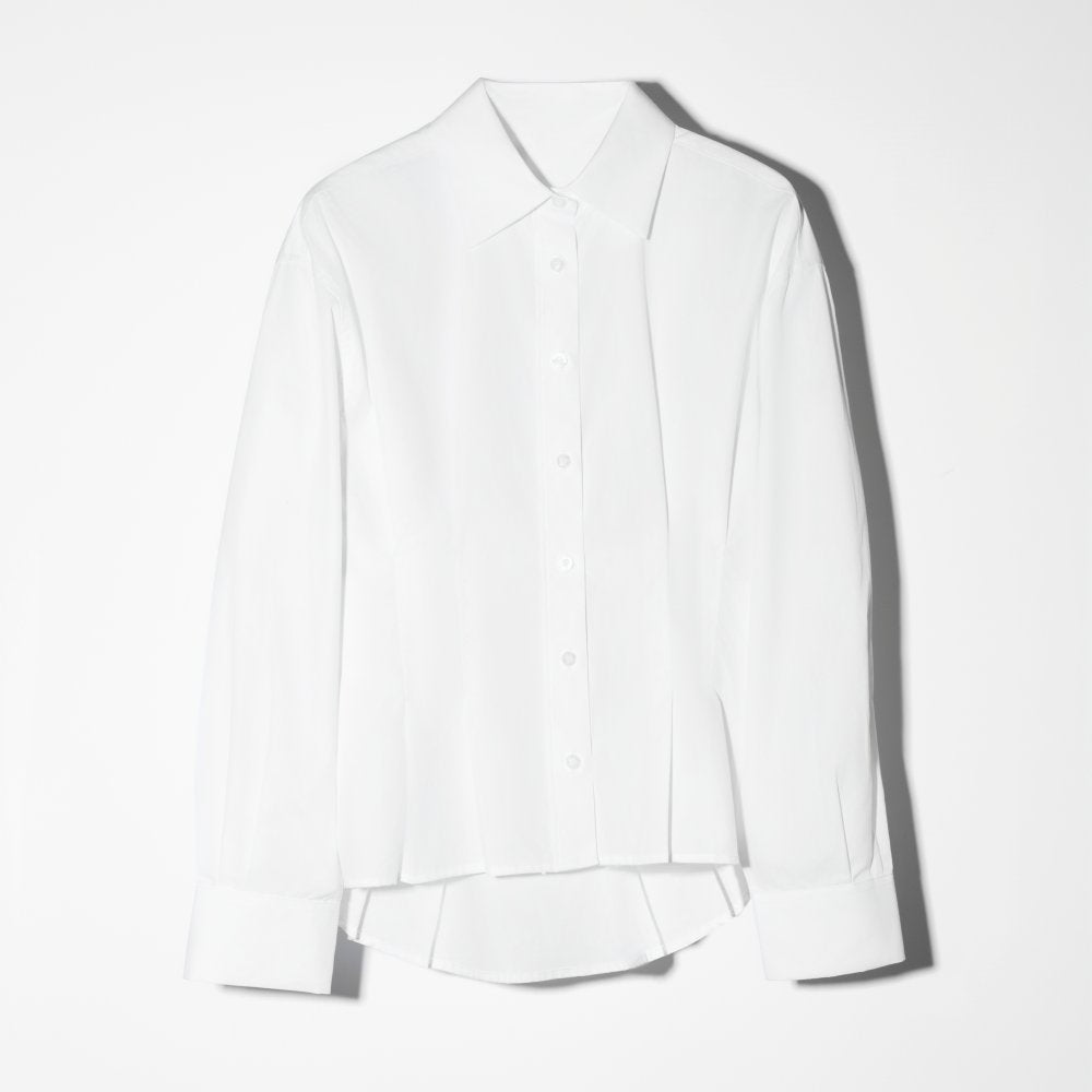 Blouse Dames Katoen Wit Taille Brogan white | Bildmaterial bereitgestellt von SHOES.PLEASE.