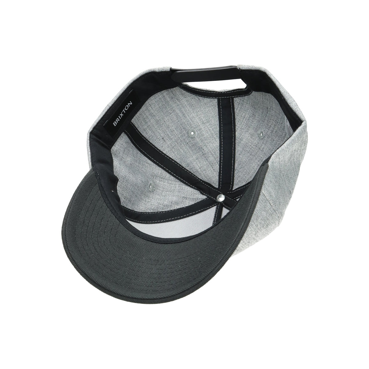 Crest C MP Snapback heather grey/black grau schwarz | Bildmaterial bereitgestellt von SHOES.PLEASE.